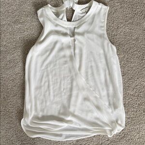 41 Hawthorn White Sleeveless Blouse